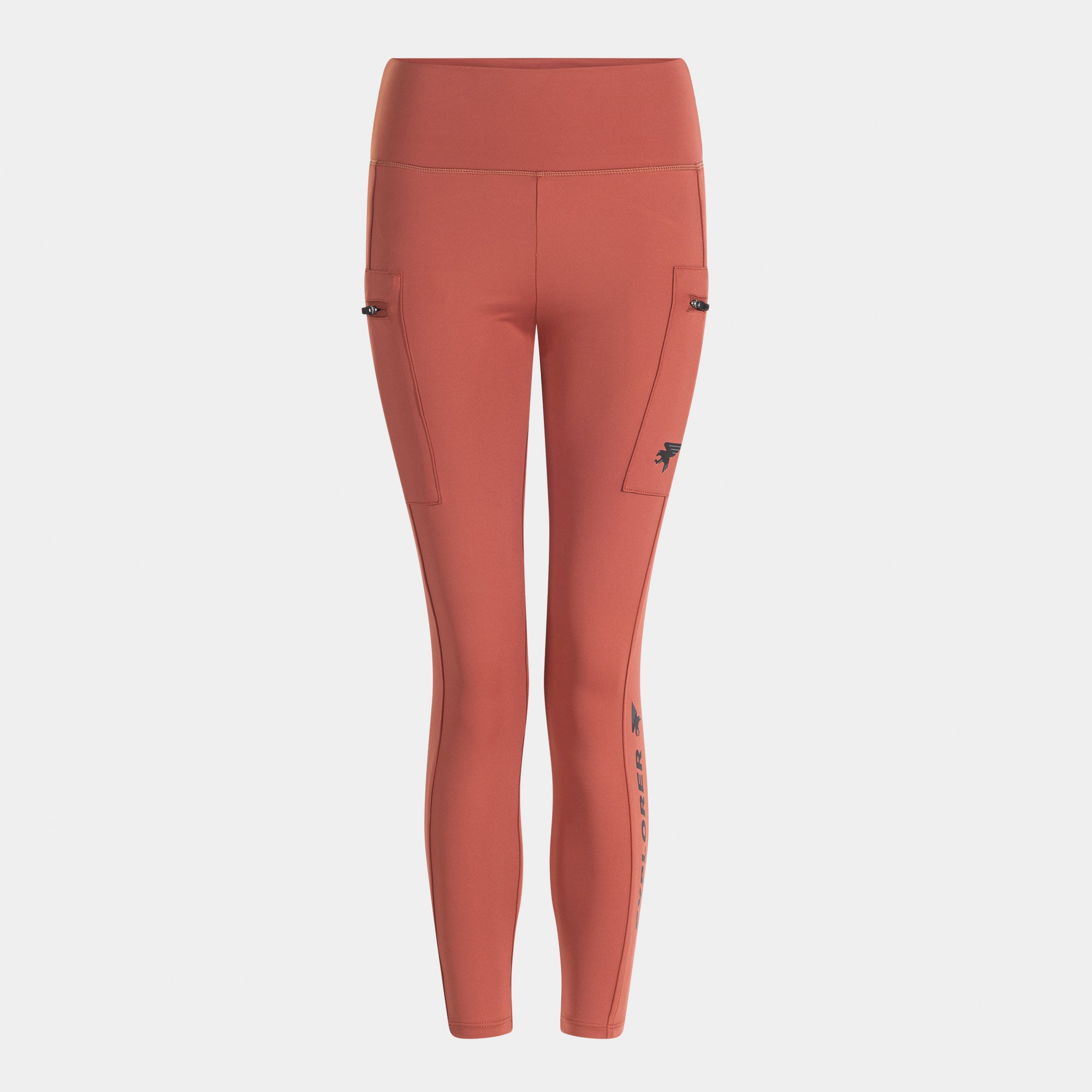 EXPLORER LONG TIGHTS - ROSSO - ROSSO