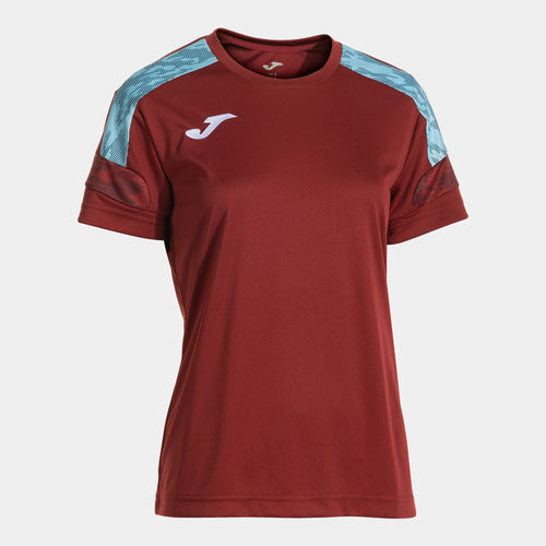 CHAMPIONSHIP VIII SHORT SLEEVE T-SHIRT - BORDEAUX-CELESTE - BORDEAUX-CELESTE