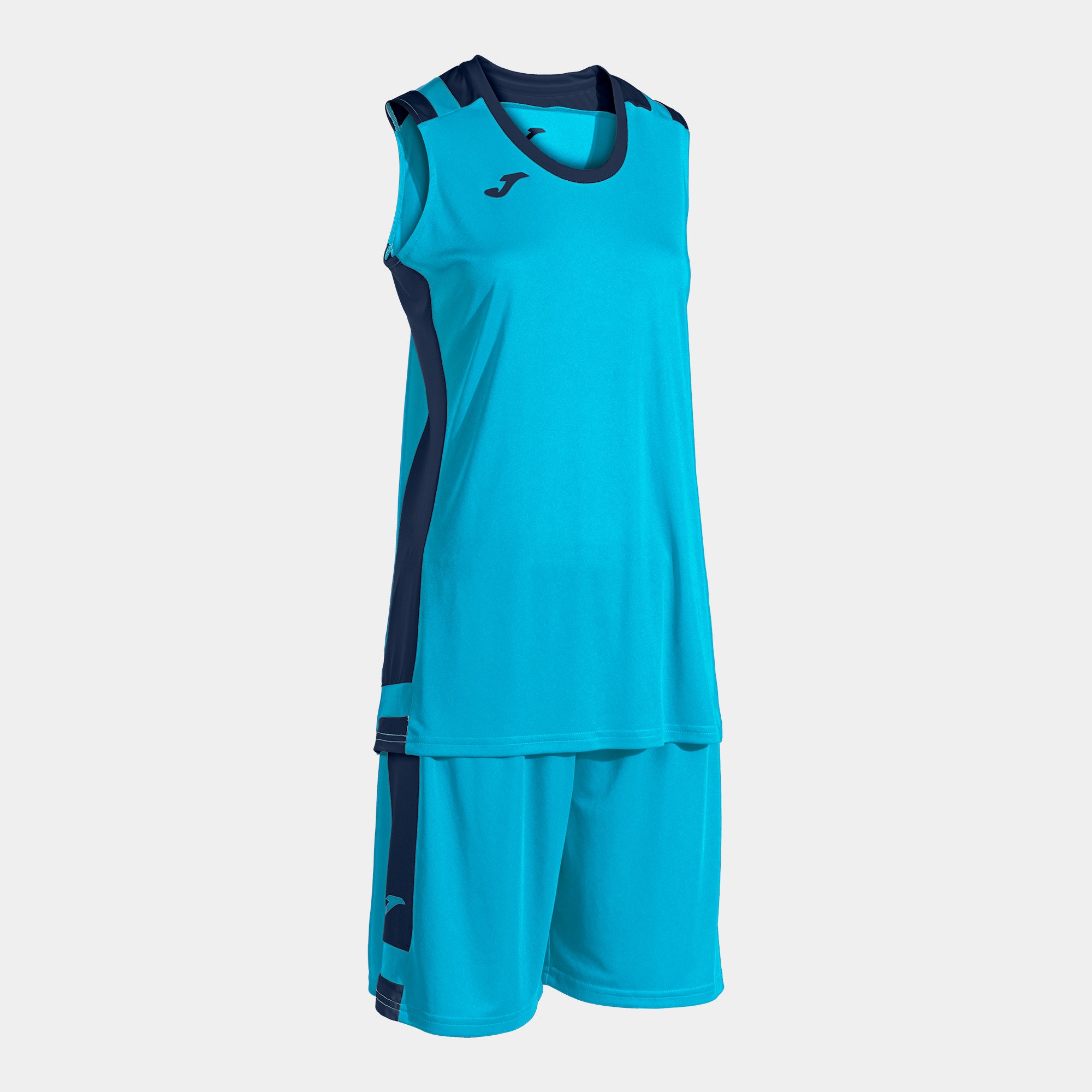 LIDER BASKET SET - TURCHESE FLUO-BLU NAVY - TURCHESE FLUO-BLU NAVY