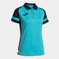 PHOENIX III SHORT SLEEVE POLO - TURCHESE FLUO-BLU NAVY - TURCHESE FLUO-BLU NAVY