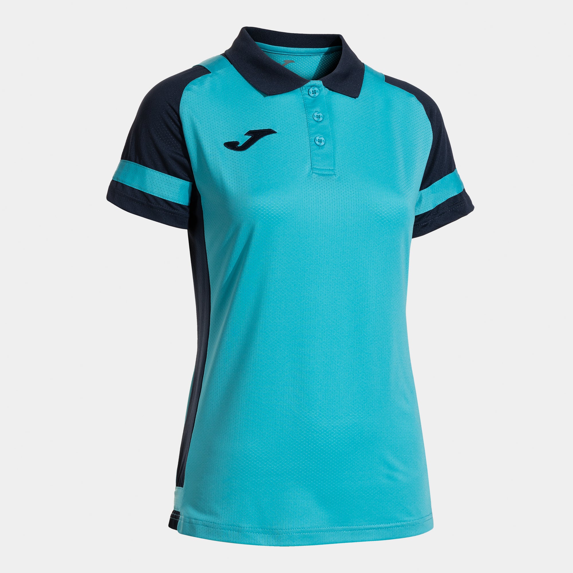 PHOENIX III SHORT SLEEVE POLO - TURCHESE FLUO-BLU NAVY - TURCHESE FLUO-BLU NAVY