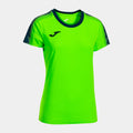 ELITE XI SHORT SLEEVE T-SHIRT - VERDE FLUO-BLU NAVY - VERDE FLUO-BLU NAVY