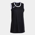 FINAL BASKET II SLEEVELESS SHIRT - NERO-BIANCO - NERO-BIANCO