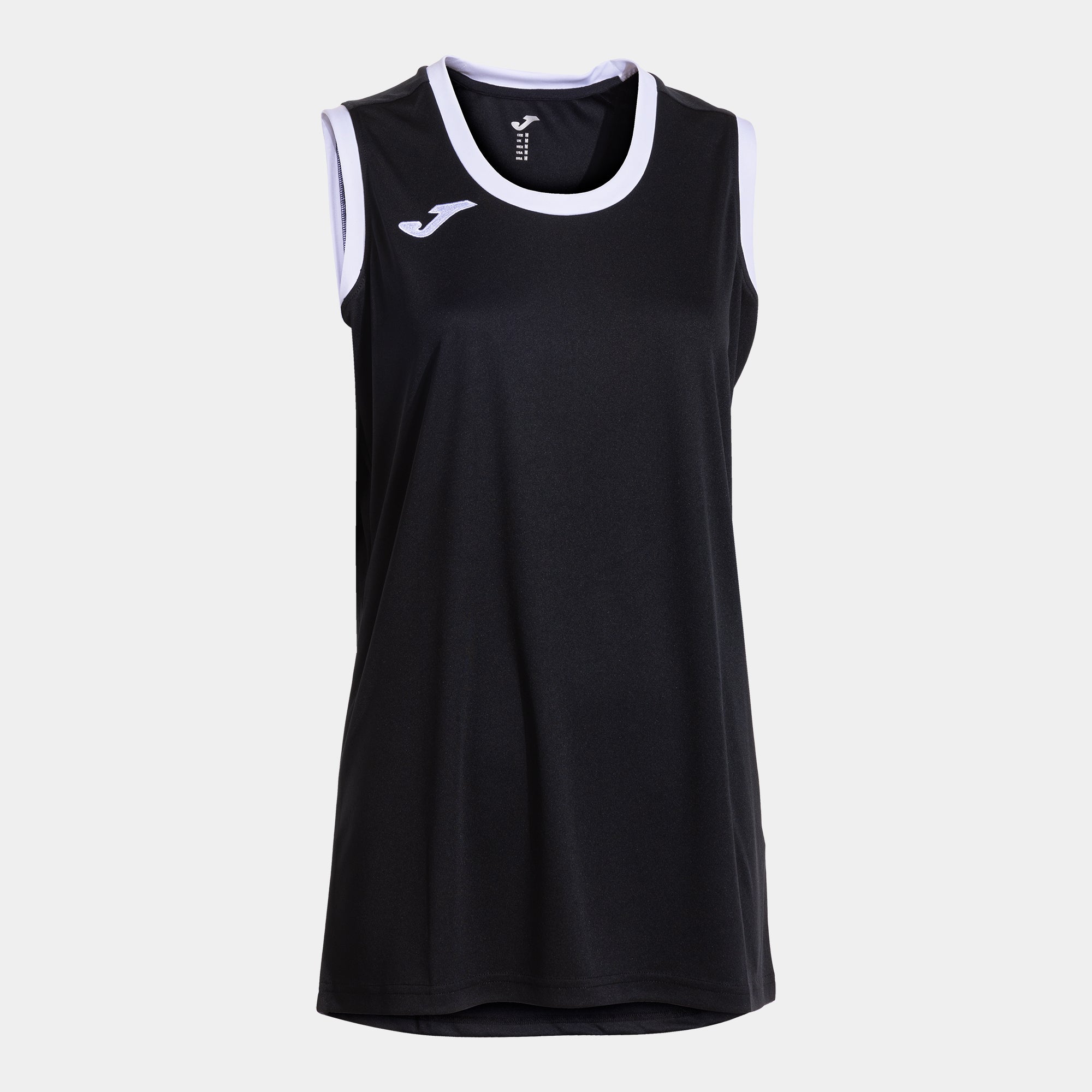 FINAL BASKET II SLEEVELESS SHIRT - NERO-BIANCO - NERO-BIANCO
