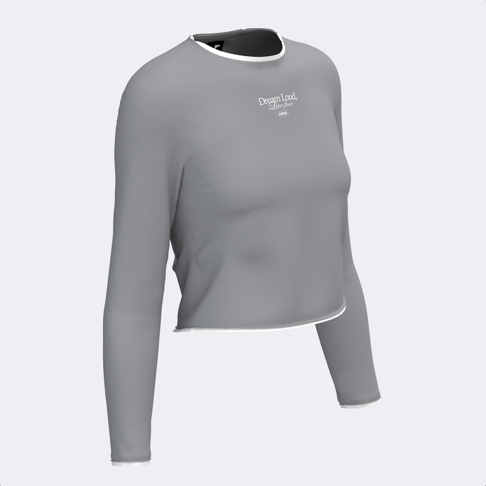 MIMETIC LONG SLEEVE T-SHIRT - GRIGIO - GRIGIO