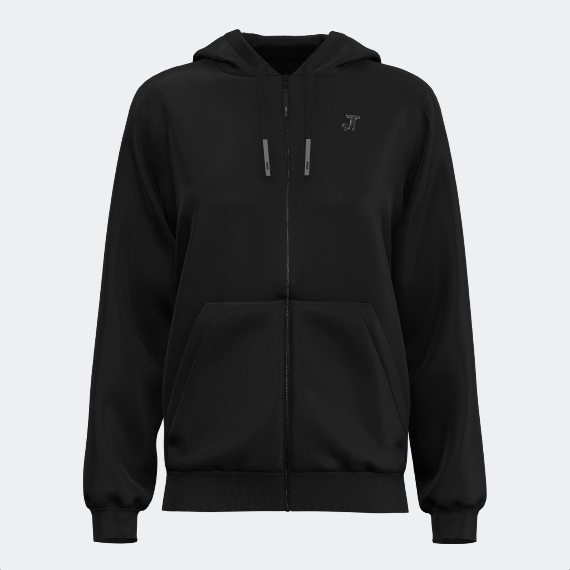 URBAN AESTHETICS ZIP-UP HOODIE - NERO - NERO