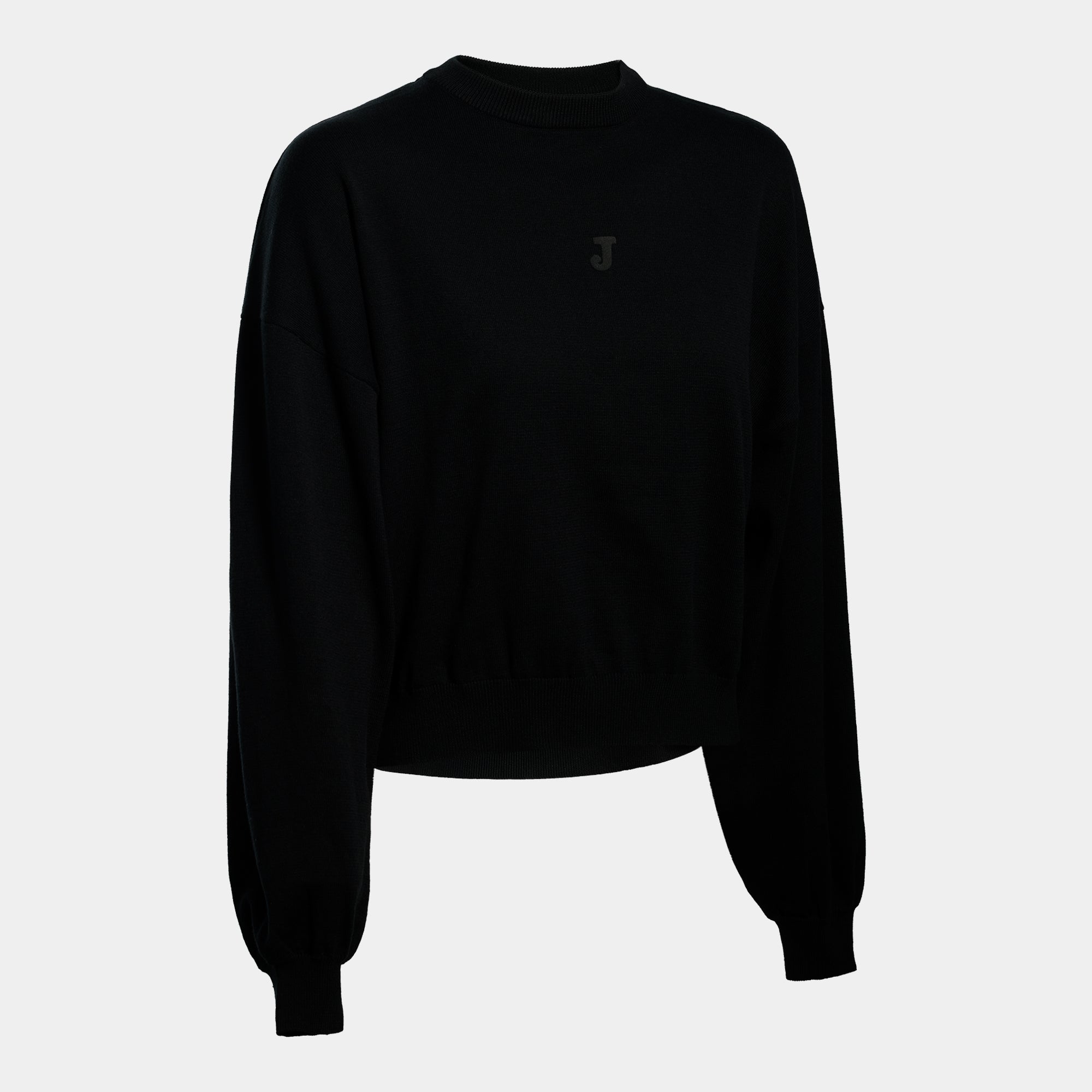 URBAN AESTHETICS LONG SLEEVE JUMPER - NERO - NERO