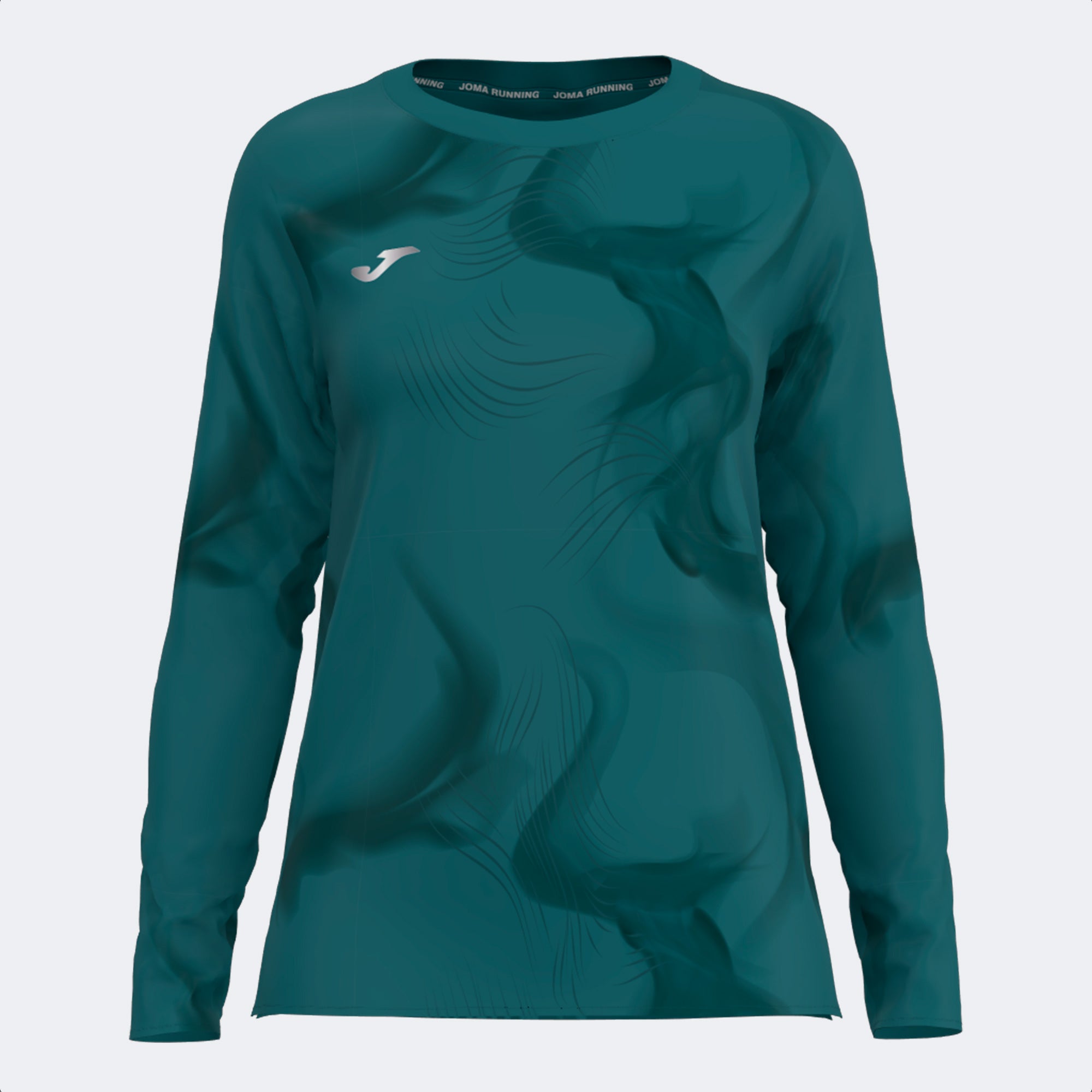 R-NIGHT LONG SLEEVE T-SHIRT - TURCHESE - TURCHESE