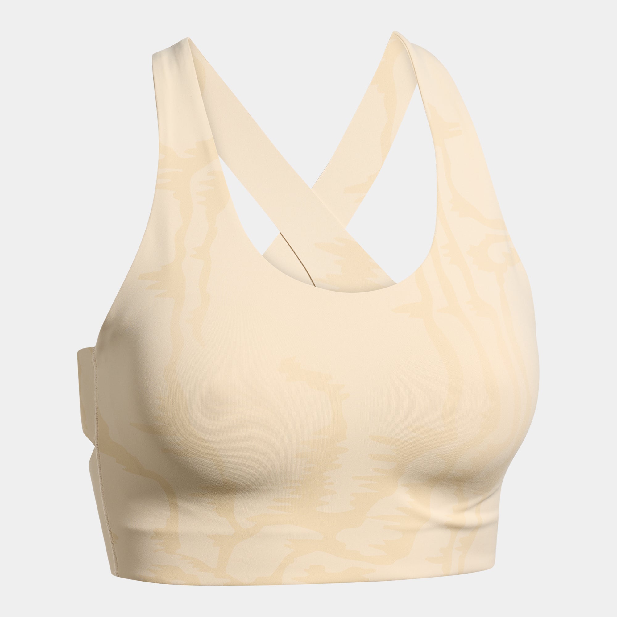 INDOOR GYM SPORT BRA - BEIGE-ARANCIONE - BEIGE-ARANCIONE