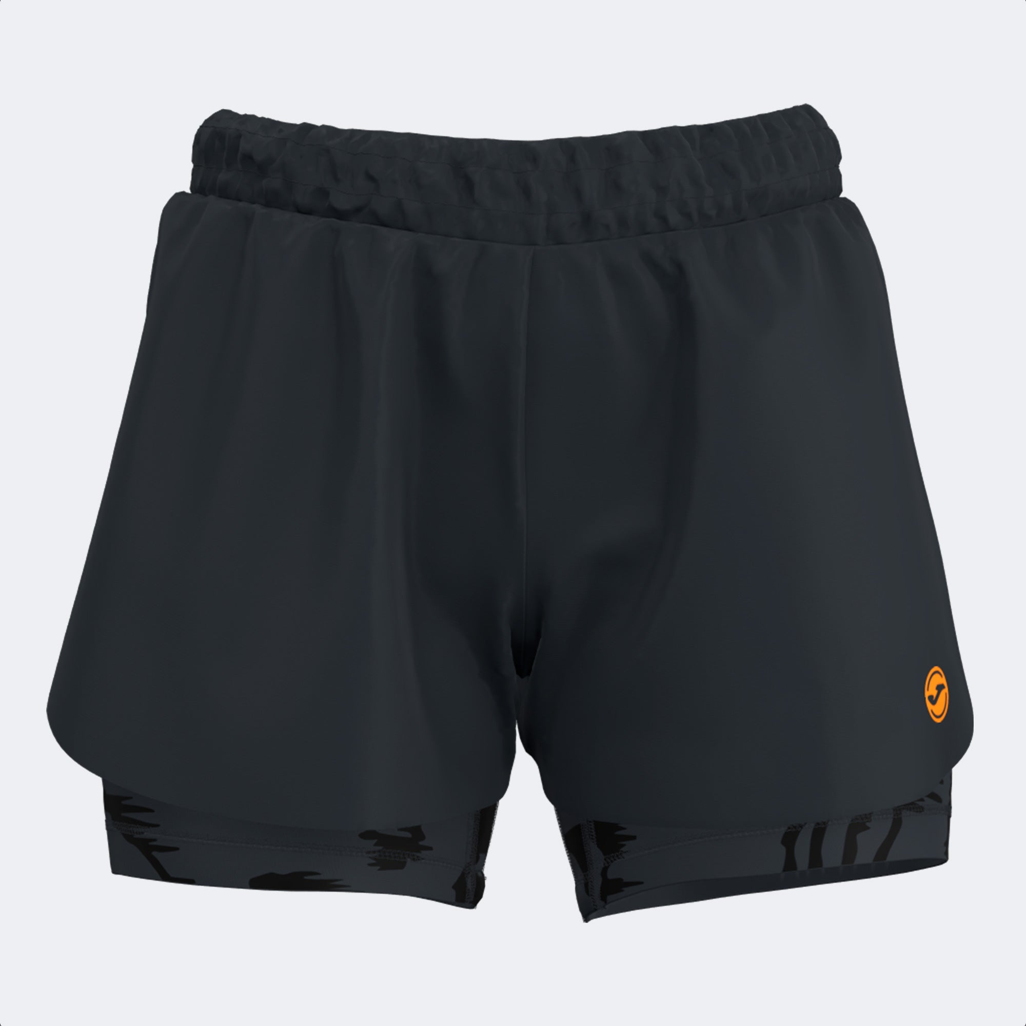 INDOOR GYM SHORT - NERO-ARANCIONE - NERO-ARANCIONE
