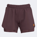 INDOOR GYM SHORT - MARRONE-ARANCIONE - MARRONE-ARANCIONE