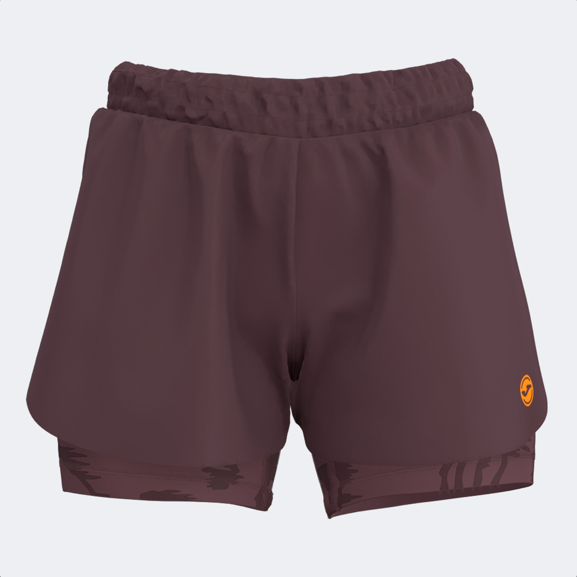 INDOOR GYM SHORT - MARRONE-ARANCIONE - MARRONE-ARANCIONE