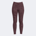 INDOOR GYM LONG TIGHTS - MARRONE-ARANCIONE - MARRONE-ARANCIONE