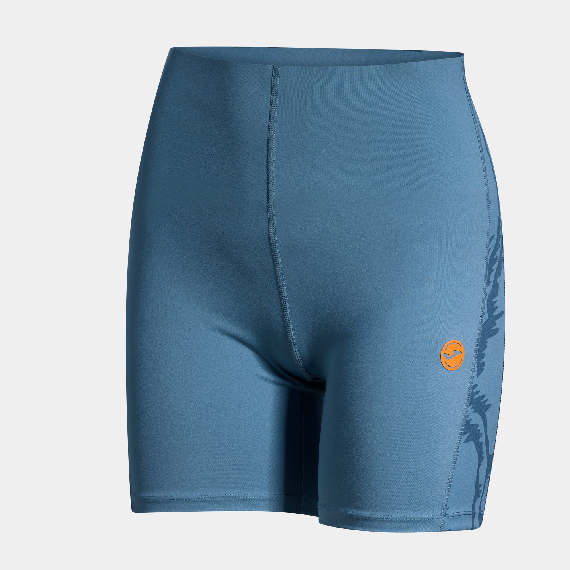 INDOOR GYM SHORT TIGHTS - BLU-ARANCIONE - BLU-ARANCIONE