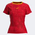 CHALLENGE SHORT SLEEVE T-SHIRT - ROSSO-GIALLO - ROSSO-GIALLO