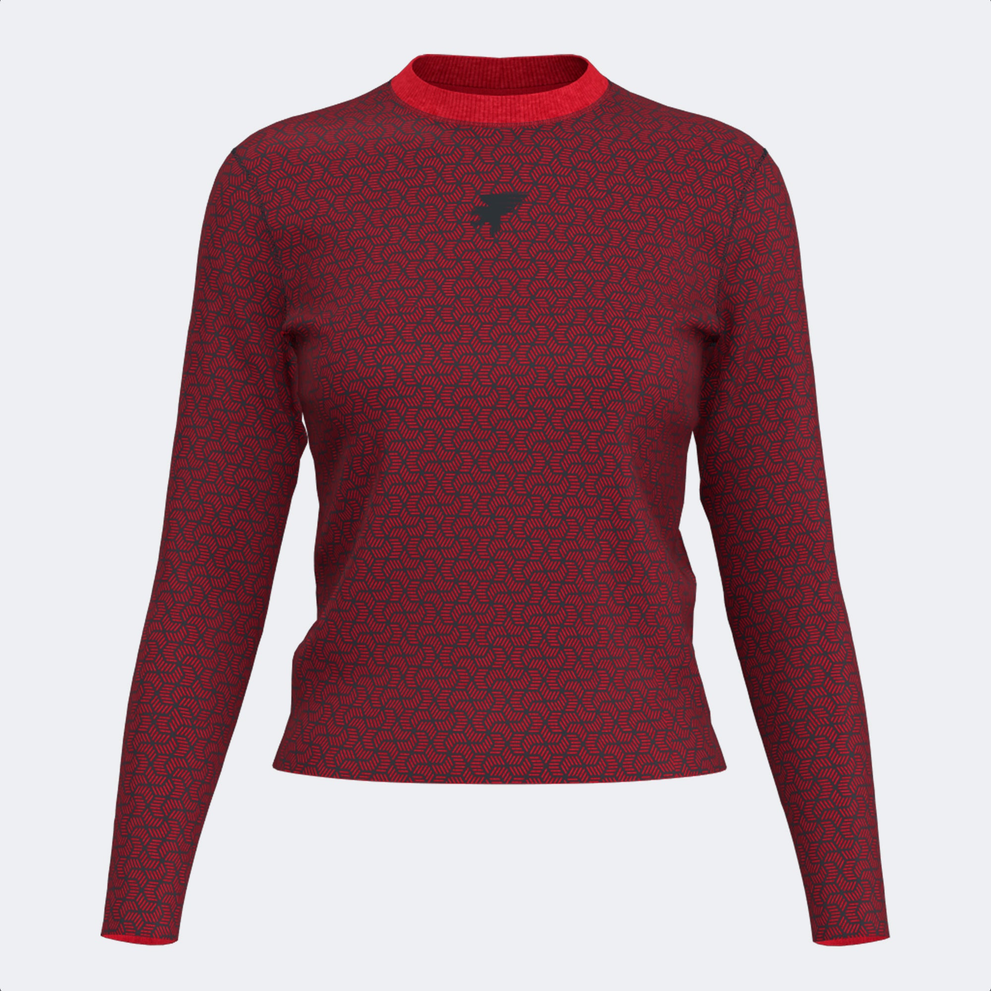 SNOW LONG SLEEVE T-SHIRT - ROSSO - ROSSO