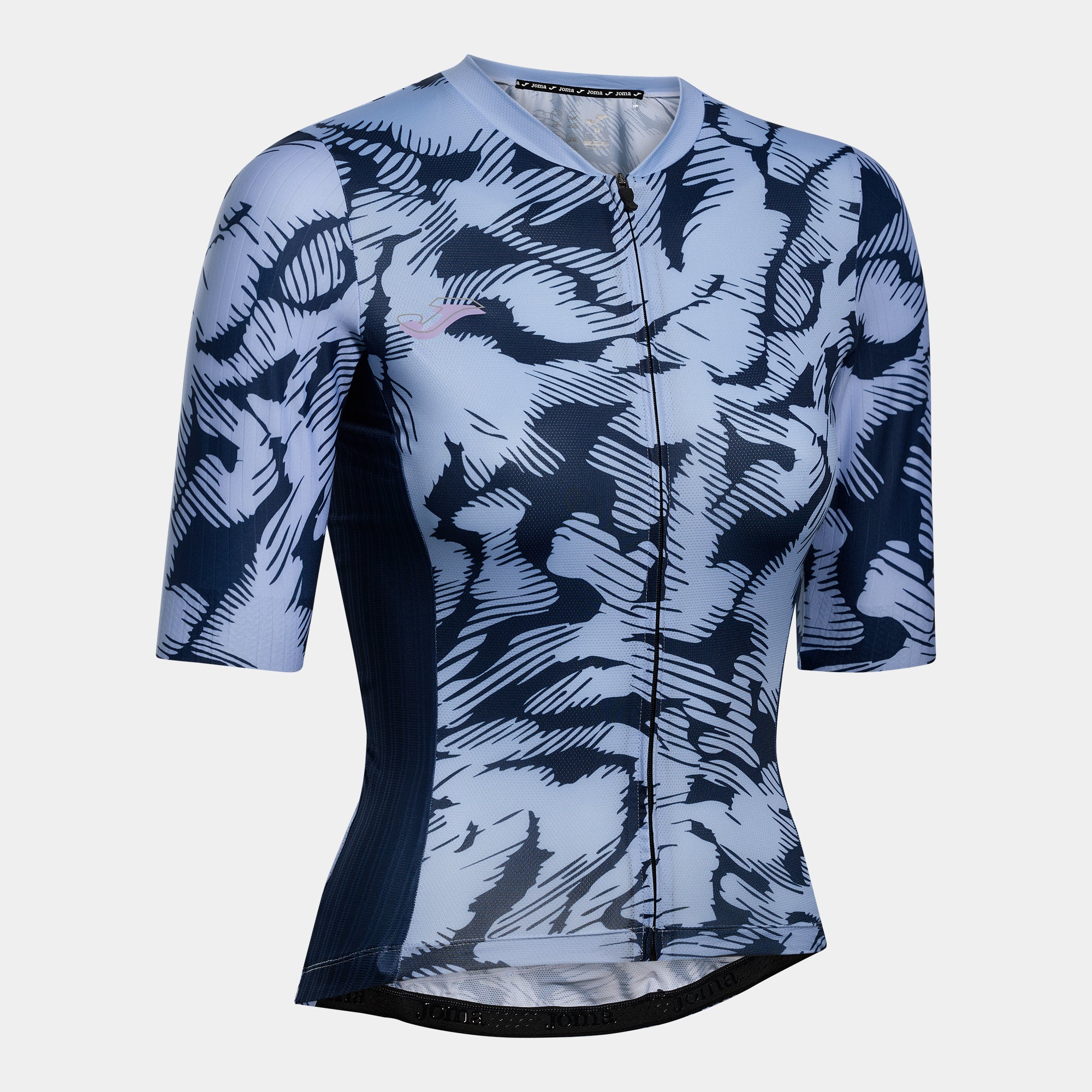 CRONO CYCLING JERSEY CELESTE-MARINO - CELESTE-BLU NAVY - CELESTE-BLU NAVY