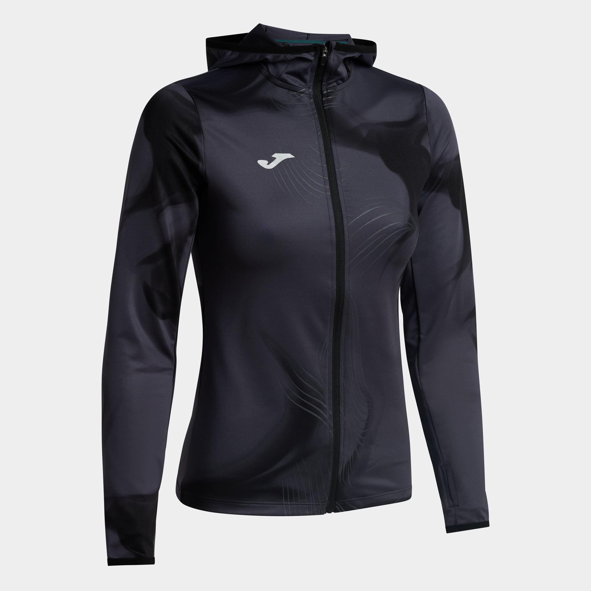 R-NIGHT ZIP-UP HOODIE - NERO - NERO