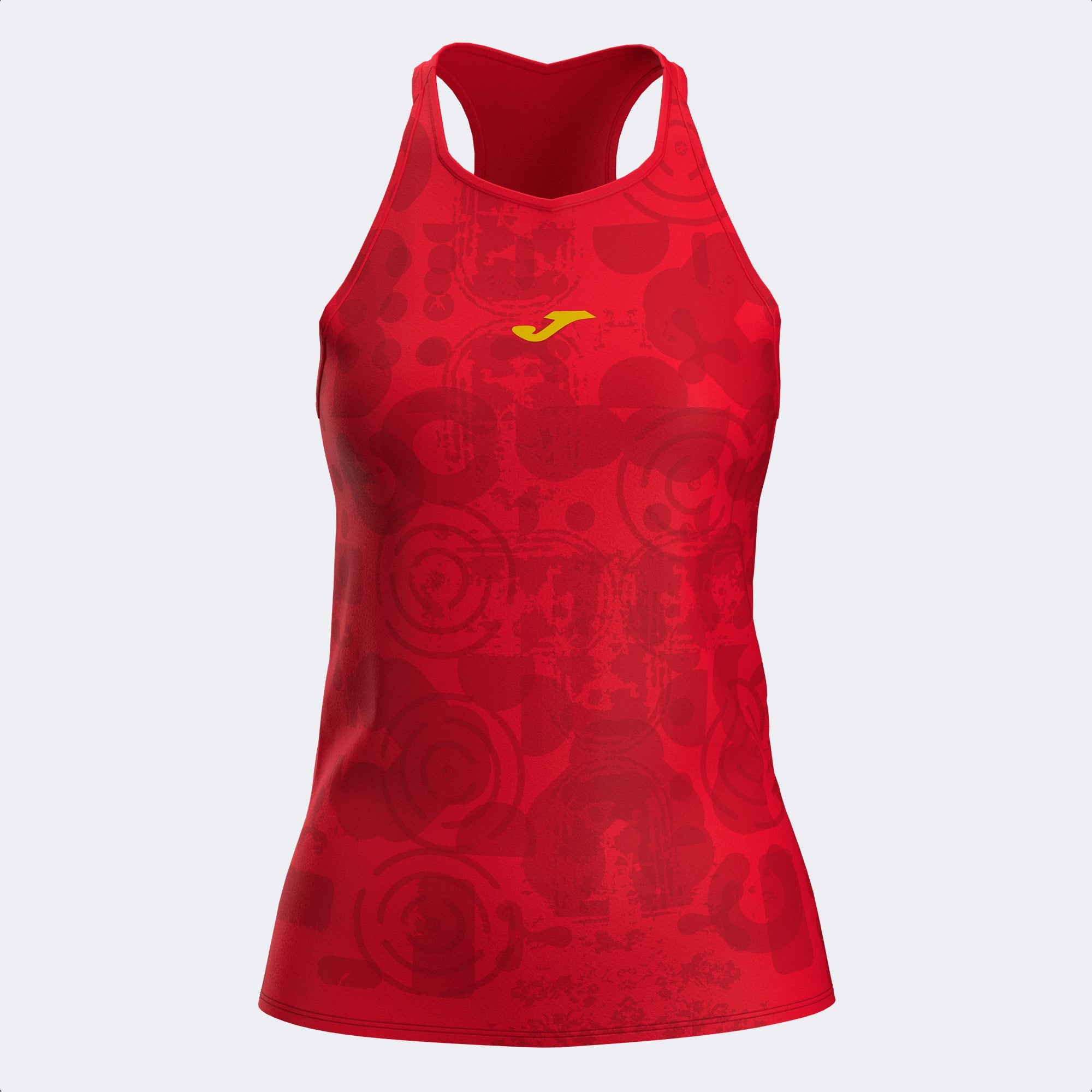 CHALLENGE TANK TOP - ROSSO-GIALLO - ROSSO-GIALLO