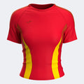 CHALLENGE SHORT SLEEVE T-SHIRT - ROSSO-GIALLO - ROSSO-GIALLO