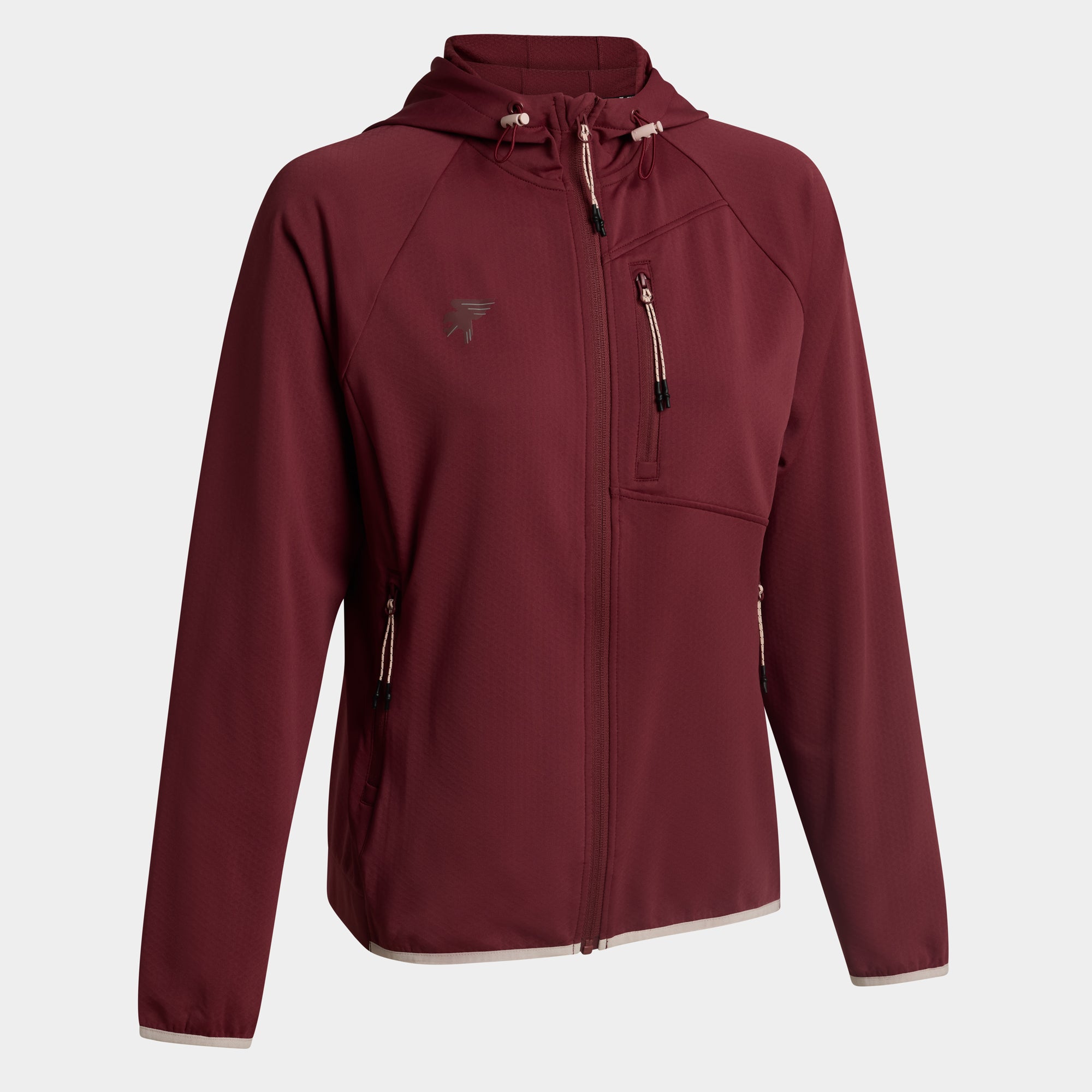 EXPLORER ZIP-UP HOODIE - ROSSO - ROSSO
